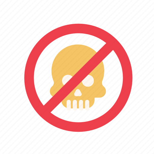 Non, toxic, skull icon - Download on Iconfinder