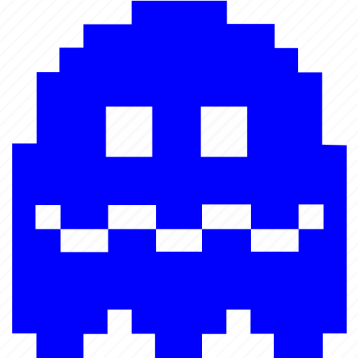 8 bit, face, ghost, smile icon - Download on Iconfinder
