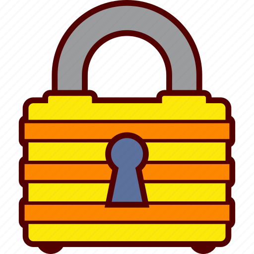 Closed, lock, locked, padlock, robust, secure icon - Download on Iconfinder