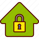 home, house, lock, padlock, safe, security