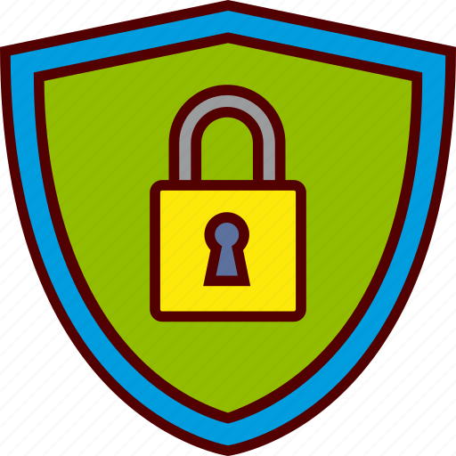 Lock, padlock, secure, security, shield icon - Download on Iconfinder