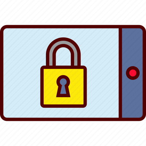 Lock, locked, secure, security, tablet icon - Download on Iconfinder