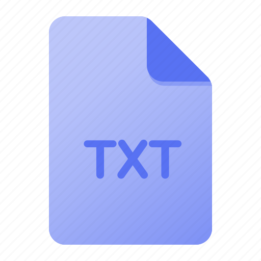 Document, extension, file, file format, page, txt icon - Download on Iconfinder
