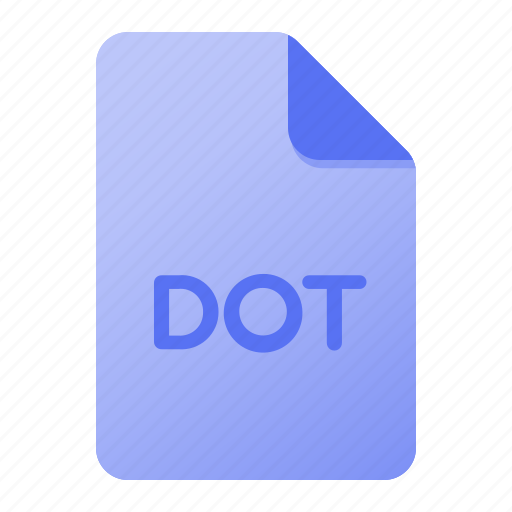 Document, dot, extension, file, file format, page icon - Download on Iconfinder