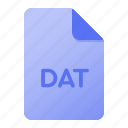 dat, document, extension, file, file format, page