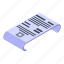paid, parking, payment, isometric 