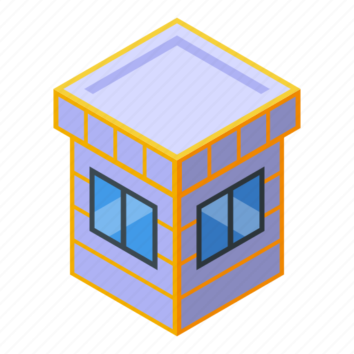 Paid, parking, payment, window, isometric icon - Download on Iconfinder