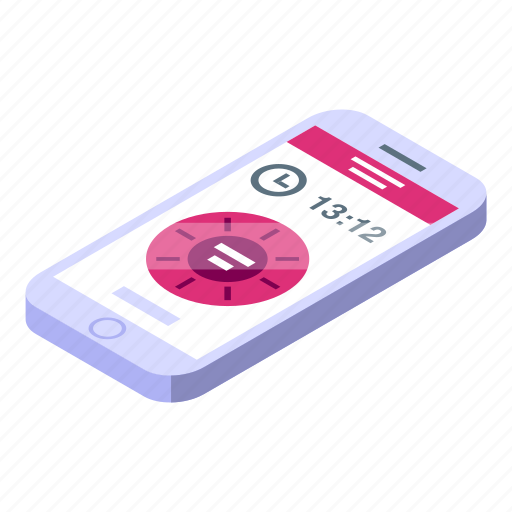 Paid, parking, stopwatch, isometric icon - Download on Iconfinder
