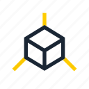 box, cube, shape