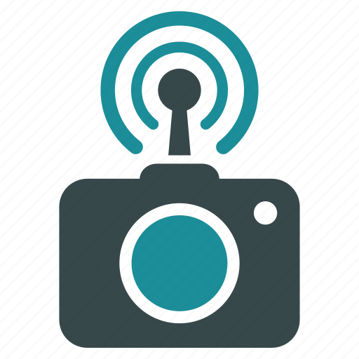 Cam, camera, photocamera, photography, snapshot, radio, wifi icon - Download on Iconfinder