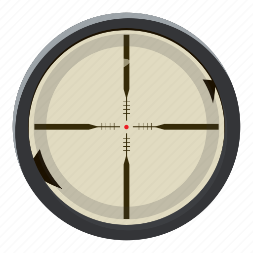 Cartoon, instrument, optical, search, target, vision, zoom icon - Download on Iconfinder