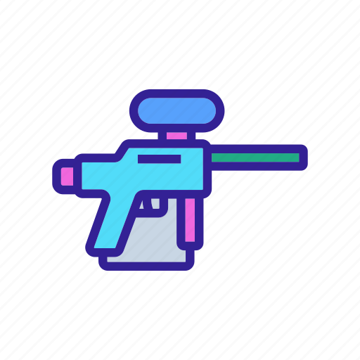 Ball, game, gun, marker, paintball, tool, uniform icon - Download on Iconfinder