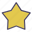 badge, pajama, rating, star 