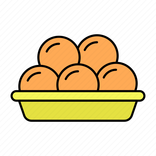 Sweet balls, dessert, sweet dish, sweet, food bowl, laddu, dish icon - Download on Iconfinder