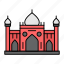 badshahi mosque, lahore landmark, famous mosque, mughal architecture, historical mosque, historic place 