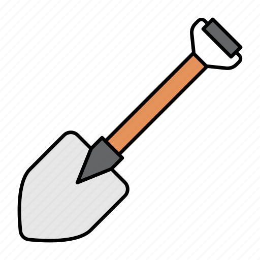 Shovel, spade, spading tool, gardening equipment, digging shovel icon - Download on Iconfinder