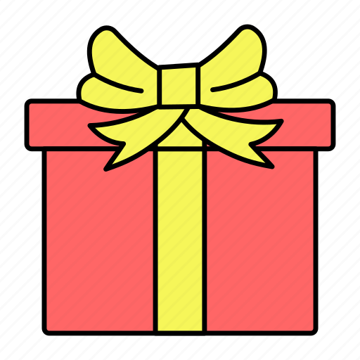 Gift, gift box, present, surprise, wrapped gift, package icon - Download on Iconfinder