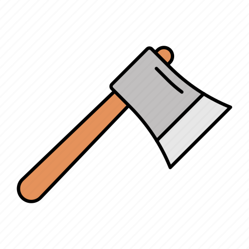 Axe, chopping wood, cutting wood, hatchet, shaping wood icon - Download on Iconfinder