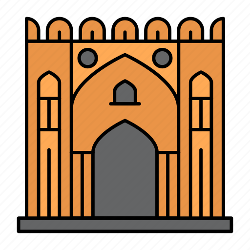 Rohtas fort, pakistan landmark, punjab monument, historical place, pakistan monument icon - Download on Iconfinder