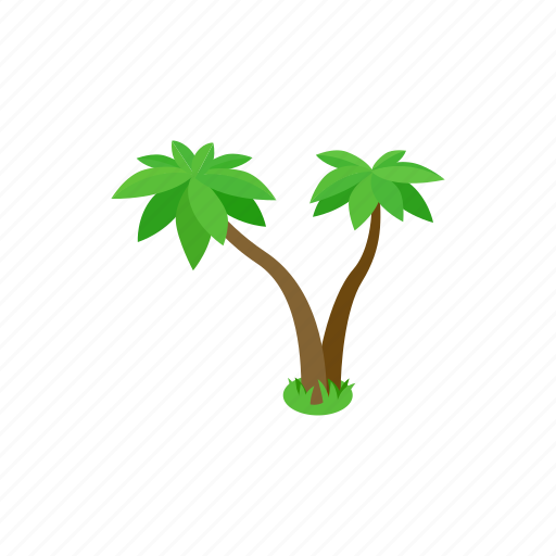 Beach, isometric, nature, palm, summer, tree, tropical icon - Download on Iconfinder