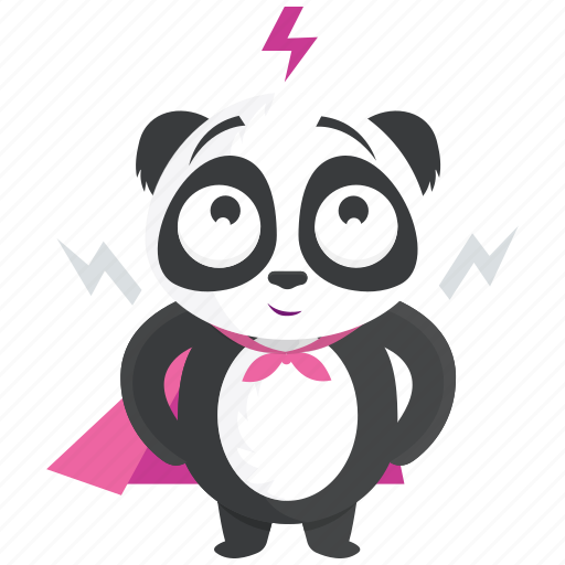 Emoji, emoticon, hero, panda, smiley, sticker icon - Download on Iconfinder