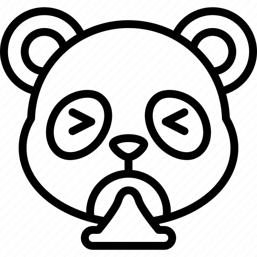 Puking, panda, puke, emoji, emoticon, sick, animal icon - Download on Iconfinder