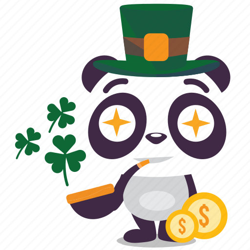 Luck, panda, patrick, saint icon - Download on Iconfinder