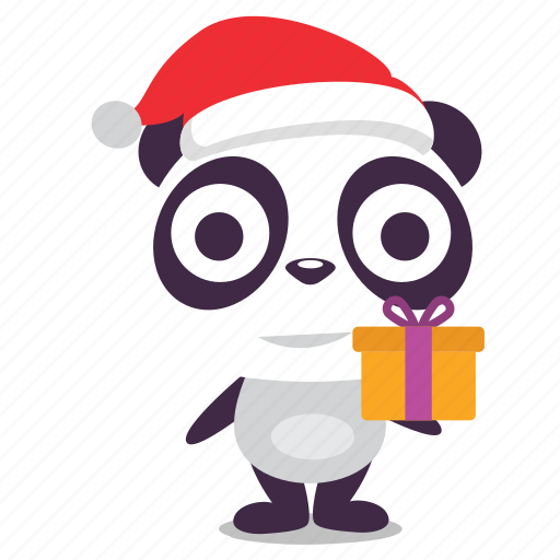 Christmas, gift, holiday, panda icon - Download on Iconfinder