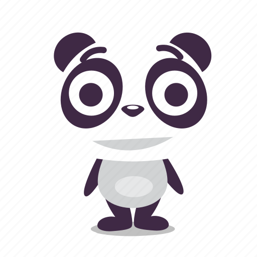 Amused, content, happy, panda, pleased, smile icon - Download on Iconfinder