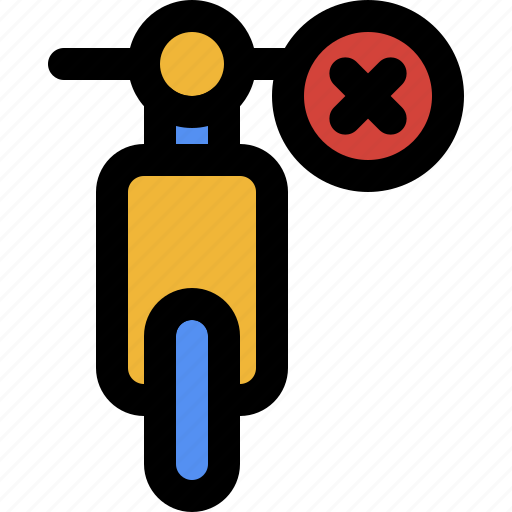 Bicycle, motorcycle, transport, warning, forbidden, prohibited, no icon - Download on Iconfinder