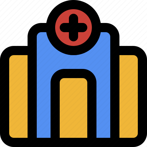 Rescue, hospitalization, building, emergency, hospital, ambulance, paramedic icon - Download on Iconfinder