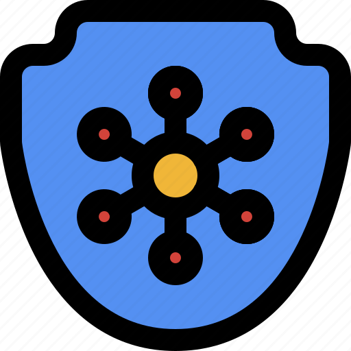 Shield, protection, epidemic, infected, virus, microbe, disease icon - Download on Iconfinder