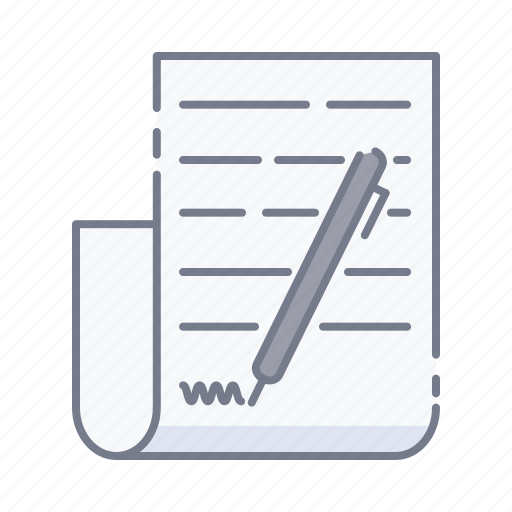 Paper, papers, pen, read, write icon - Download on Iconfinder