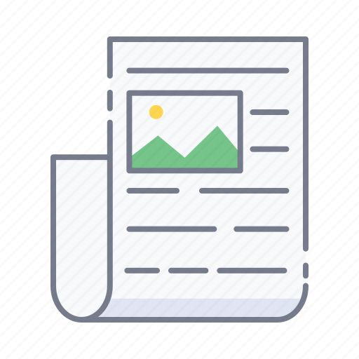 News, paper, papers, read, write icon - Download on Iconfinder