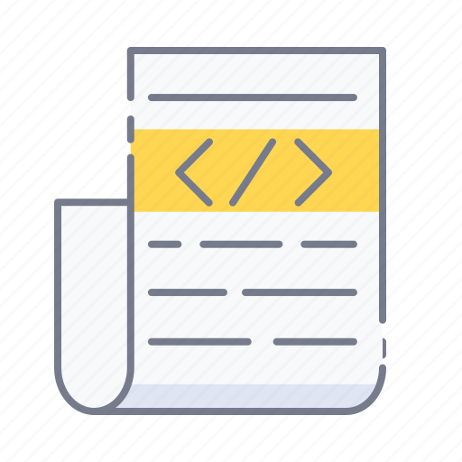Code, coding, html, paper, papers icon - Download on Iconfinder