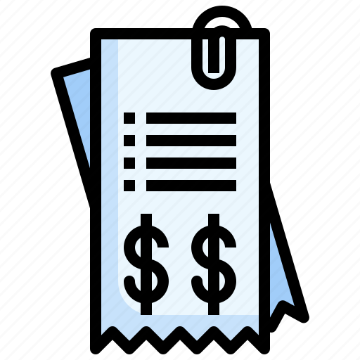 Bill, invoice, receipt, paper, payment icon - Download on Iconfinder