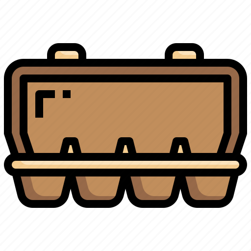 Egg, carton, organic, box, paper, tray icon - Download on Iconfinder