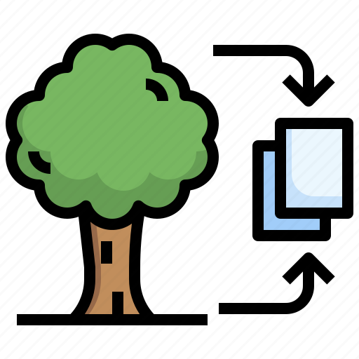 Manufacturing, tree, document, paper, page icon - Download on Iconfinder