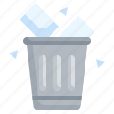 bin, garbage, trash, can, paper