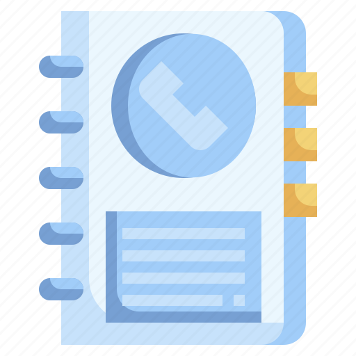 Phone, book, contact, notepad, communications, telephone icon - Download on Iconfinder