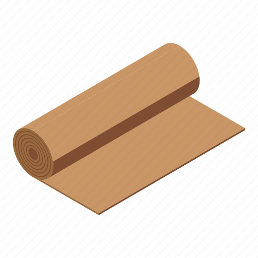 Paper, roll, isometric icon - Download on Iconfinder