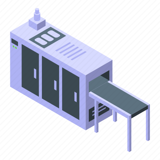 Paper, factory, isometric icon - Download on Iconfinder
