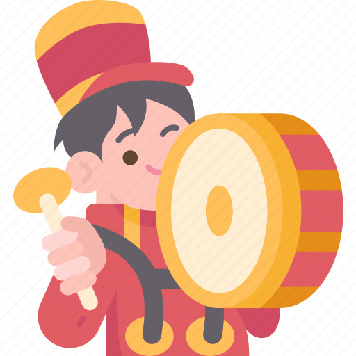 Drummer, parade, boy, marching, band icon - Download on Iconfinder