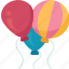 balloons, party, carnival, celebration, decoration 