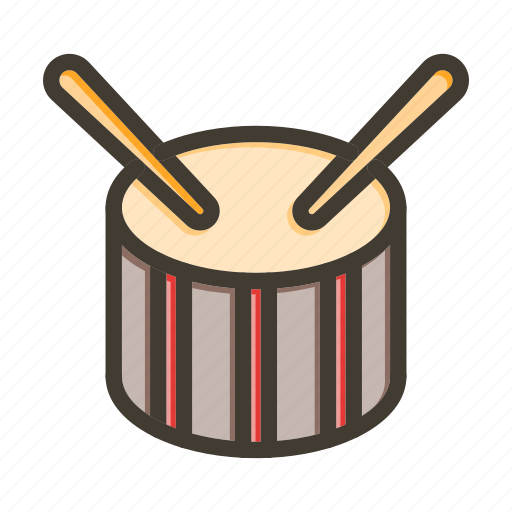 Drum, music, instrument, celebration, audio icon - Download on Iconfinder