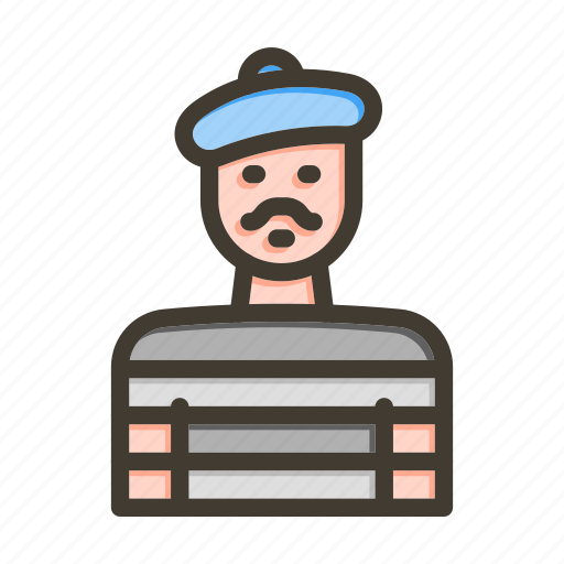 French, man, people, person, work icon - Download on Iconfinder