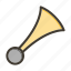 horn, trumpet, music, instrument, megaphone 