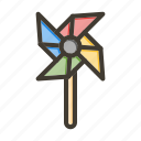 pinwheel, kids pinwheel, kid, toy, paper windmill