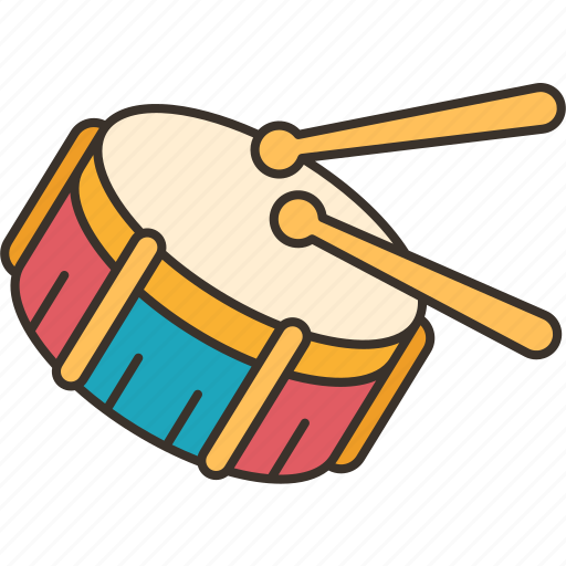 Drum, percussion, snare, music, sound icon - Download on Iconfinder