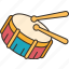 drum, percussion, snare, music, sound 